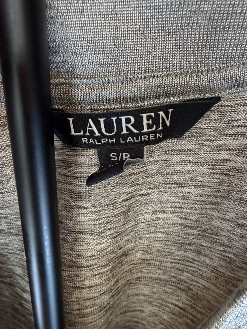 Ralph Lauren‎ Silver Wrap-Style Long Sleeve Top - Picture 2 of 7